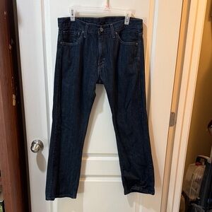 Levi's Men's Deep Indigo Straight Jeans